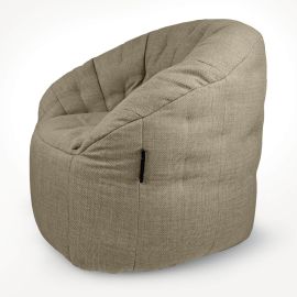 Дизайнерское бескаркасное кресло (бежевое)