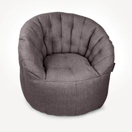 Дизайнерское бескаркасное кресло Butterfly Sofa™ - Luscious Grey (серое)