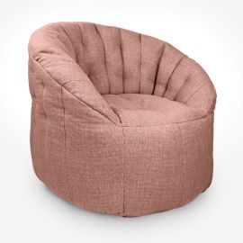 Дизайнерское бескаркасное кресло Butterfly Sofa™ - Sakura Pink (розовое)
