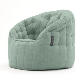 купить дизайнерское кресло и пуф butterfly chaise Австралия в серо-зеленом цвете
