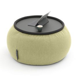 купить бескаркасный пуф в зелёном цвете