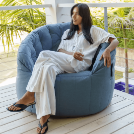 купить синее кресло на улицу