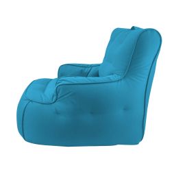 купить уличное бескаркасное кресло для сада tranquility armchair голубое