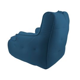 купить бескаркасное кресло пуф для сада tranquility armchair (синее)