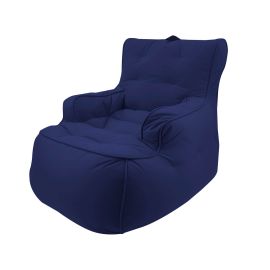 купить уличное бескаркасное кресло для сада tranquility armchair темно-синее