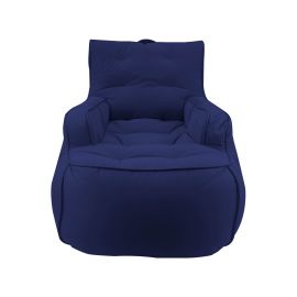 купить уличное бескаркасное кресло для сада tranquility armchair темно-синее