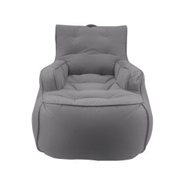 купить уличное бескаркасное кресло для сада tranquility armchair серое