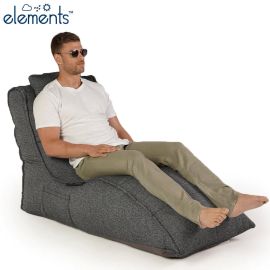 купить садовое кресло для улицы из водоотталкивающей ткани avatar sofa titanium weave серое (Оксфорд)