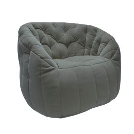 Широкое  кресло пуф Butterfly Sofa Keystone Grey (светло серое)