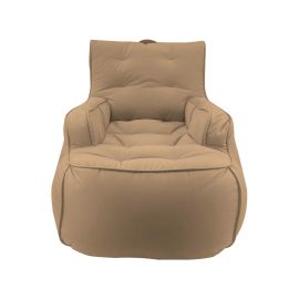 купить уличное бескаркасное кресло для сада tranquility armchair бежевое