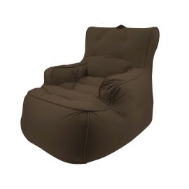 купить уличное бескаркасное кресло для сада tranquility armchair коричневое