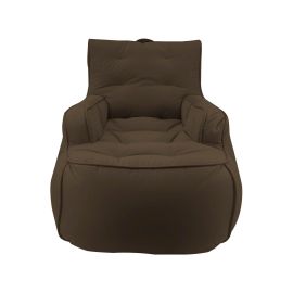 купить уличное бескаркасное кресло для сада tranquility armchair коричневое