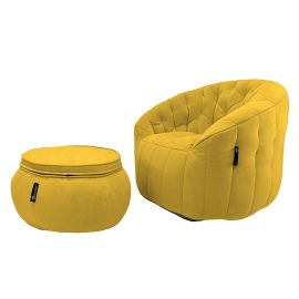 Butterfly Chaise - Yellow Shine (Велюр), Цвет: Yellow Shine, Категория ткани: Велюр