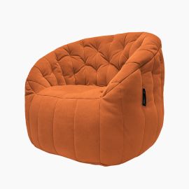 купить уютное бескаркасное кресло для приставки Butterfly Sofa Terra Cocta терракотовое