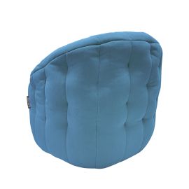 Дизайнерское бескаркасное кресло Butterfly Sofa Blue Jazz (синее)
