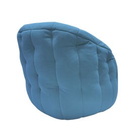 Дизайнерское бескаркасное кресло Butterfly Sofa Blue Jazz (синее)
