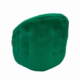 Широкое бескаркасное кресло Butterfly Sofa Forest Green (изумрудное)