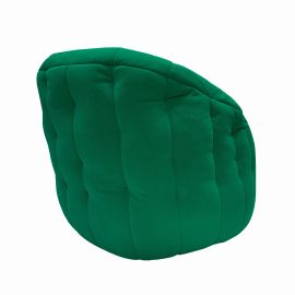Широкое бескаркасное кресло Butterfly Sofa Forest Green (изумрудное)