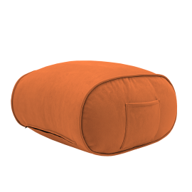 купить мягкий пуфик под ноги терракотового цвета Ottoman