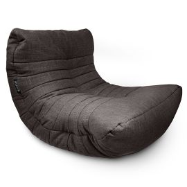 анатомическое кресло acoustic sofa (черное) рогожка