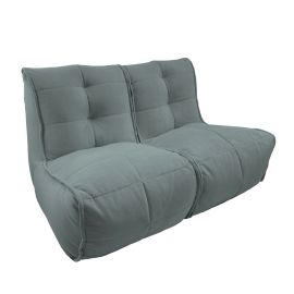 Twin Couch - Keystone Grey (Велюр), Цвет: Keystone Grey, Категория ткани: Велюр, изображение 2