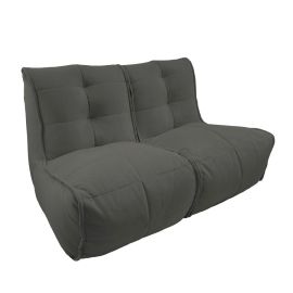 Twin Couch - Black Sapphire (Велюр), Цвет: Black Sapphire, Категория ткани: Велюр, изображение 2