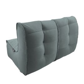 Twin Couch - Keystone Grey (Велюр), Цвет: Keystone Grey, Категория ткани: Велюр, изображение 6