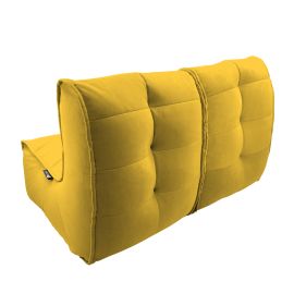 Twin Couch - Yellow Shine (Велюр), Цвет: Yellow Shine, Категория ткани: Велюр, изображение 6