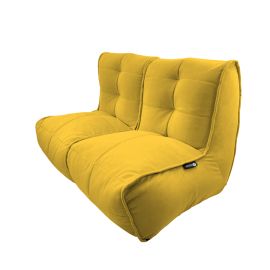 Twin Couch - Yellow Shine (Велюр), Цвет: Yellow Shine, Категория ткани: Велюр, изображение 8