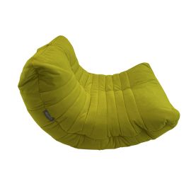 Бескаркасное анатомическое кресло зеленого цвета