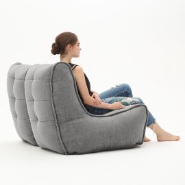 Twin Couch - Luscious Grey (Шенилл), Цвет: Luscious Grey, Категория ткани: Шенилл, изображение 3