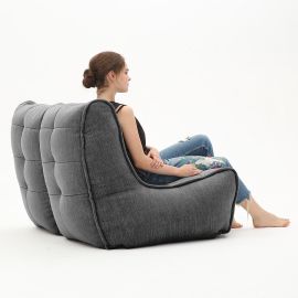 Twin Couch - Black Sapphire (Шенилл), Цвет: Black Sapphire, Категория ткани: Шенилл, изображение 3