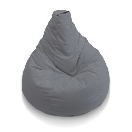 Bean Bag - Luscious Grey (Велюр), Цвет: Pepper Mint, Категория ткани: Велюр, изображение 3