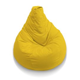 Bean Bag - Yellow Shine (Велюр), Цвет: Капибара - 4XL Eco Weave (велюр, бежевый), Категория ткани: Велюр, изображение 3
