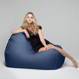 Кожаное кресло Tivoli Lounger™ - Blue Jazz (синее)