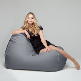 Кожаное кресло Tivoli Lounger™ - Luscious Grey (серое)