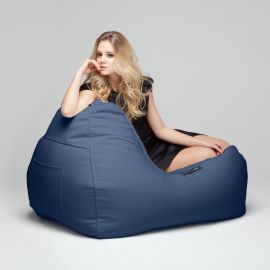 Кожаное кресло Tivoli Lounger™ - Blue Jazz (синее)