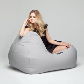 Кожаное кресло Tivoli Lounger Tundra Spring (белое)
