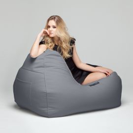 Кожаное кресло Tivoli Lounger™ - Luscious Grey (серое)