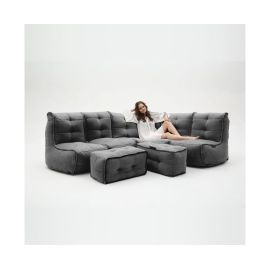 Mod5 Living Lounge - Black Sapphire (Шенилл), Цвет: Black Sapphire, Категория ткани: Шенилл от производителя ambient lounge Mod5 Living Lounge - Black Sapphire (Шенилл), Цвет: Black Sapphire, Категория ткани: Шенилл