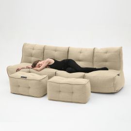 Mod4 Quad Couch - Eco Weave (Шенилл), Цвет: Eco Weave, Категория ткани: Шенилл