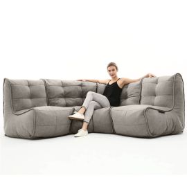 Mod3 Cozy Corner - Keystone Grey (Шенилл), Цвет: Keystone Grey, Категория ткани: Шенилл, изображение 2