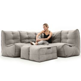 Mod4 Corner Deluxe - Keystone Grey (Шенилл), Цвет: Keystone Grey, Категория ткани: Шенилл, изображение 2