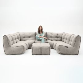 Mod6 Lounge Max - Keystone Grey (Шенилл), Цвет: Keystone Grey, Категория ткани: Шенилл, изображение 2