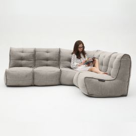 Mod4 L Sofa - Keystone Grey (Шенилл), Цвет: Keystone Grey, Категория ткани: Шенилл, изображение 2