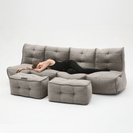 Mod4 Quad Couch - Keystone Grey (Шенилл), Цвет: Keystone Grey, Категория ткани: Шенилл