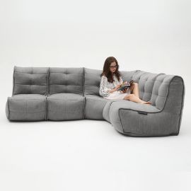 Mod4 L Sofa - Luscious Grey (Шенилл), Цвет: Luscious Grey, Категория ткани: Шенилл, изображение 2