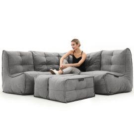 Mod4 Corner Deluxe - Luscious Grey (Шенилл), Цвет: Luscious Grey, Категория ткани: Шенилл, изображение 2