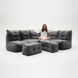 Mod5 Living Lounge - Black Sapphire (Шенилл), Цвет: Black Sapphire, Категория ткани: Шенилл, изображение 2