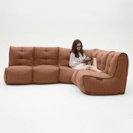 Mod4 L Sofa - Terra Cocta (Шенилл), Цвет: Terra Cocta, Категория ткани: Шенилл, изображение 2